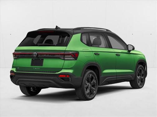Bright Moss Green Metallic/Deep Black Roof 2026 Volkswagen Taos SE Black