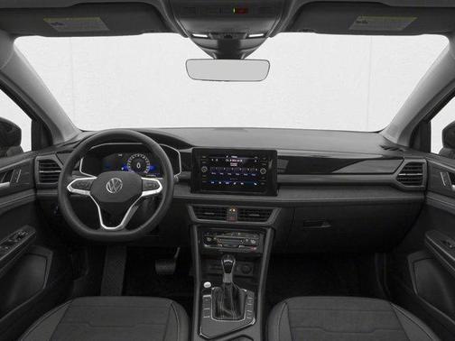 Bright Moss Green Metallic/Deep Black Roof 2026 Volkswagen Taos SE Black