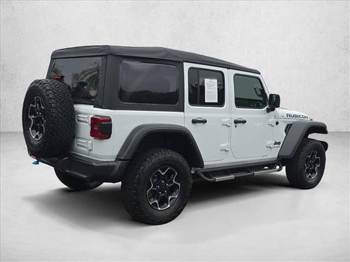 Bright White Clearcoat 2023 Jeep Wrangler 4xe Rubicon
