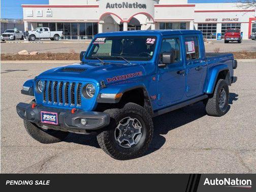 Hydro Blue Pearlcoat 2022 Jeep Gladiator Mojave 4x4