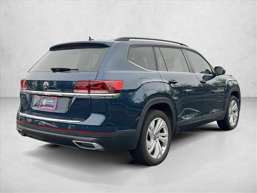 Tourmaline Blue Metallic 2023 Volkswagen Atlas 2.0T SE w/Technology