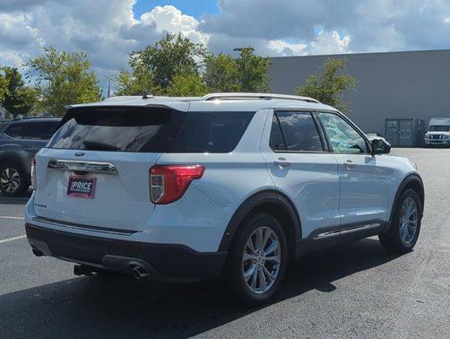 Oxford White 2022 Ford Explorer Limited