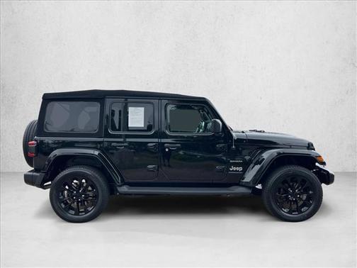 Black Clearcoat 2023 Jeep Wrangler 4xe Sahara