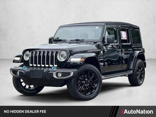 Black Clearcoat 2023 Jeep Wrangler 4xe Sahara