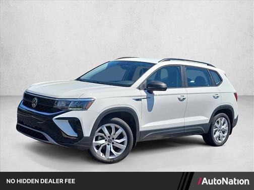 Pure White 2023 Volkswagen Taos 1.5T S