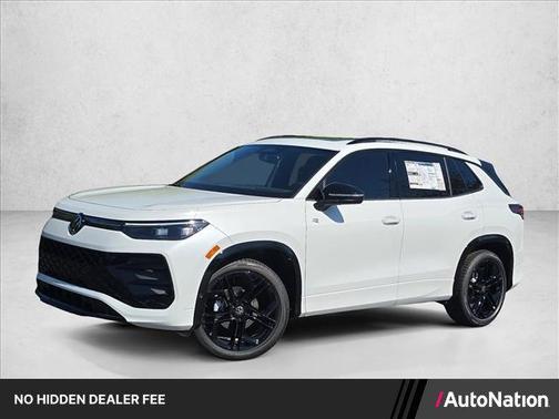 Opal White Pearl 2026 Volkswagen Tiguan 2.0T SE R-Line Black