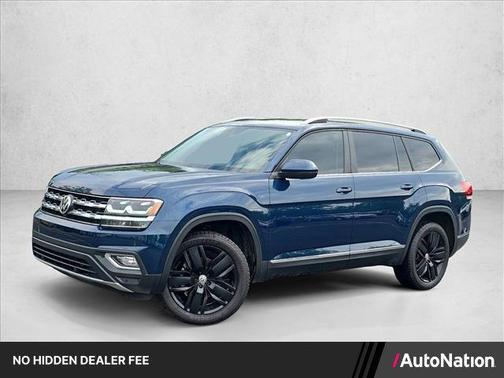Tourmaline Blue Metallic 2019 Volkswagen Atlas 3.6L SEL