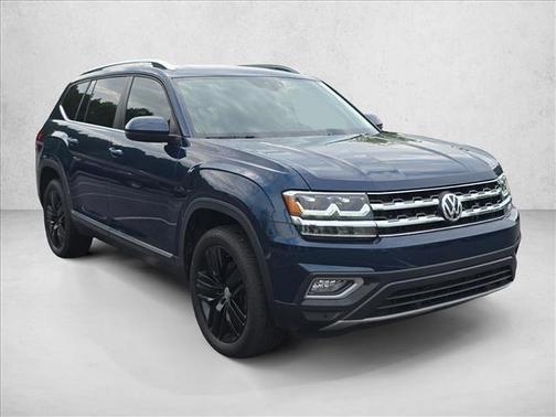 Tourmaline Blue Metallic 2019 Volkswagen Atlas 3.6L SEL