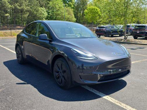 Silver 2025 Tesla Model Y Long Range Dual Motor Rear-Wheel Drive