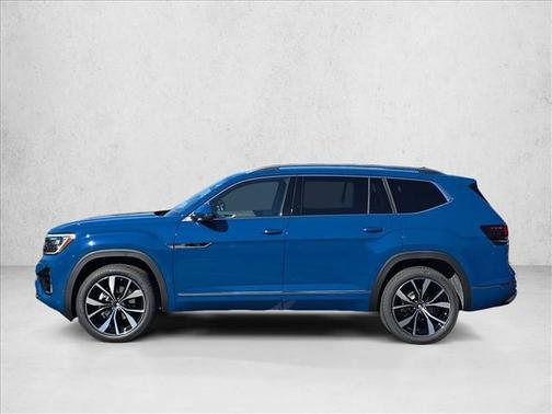 Mountain Lake Blue Metallic 2026 Volkswagen Atlas 2.0T SEL Premium R-Line 4MOTION