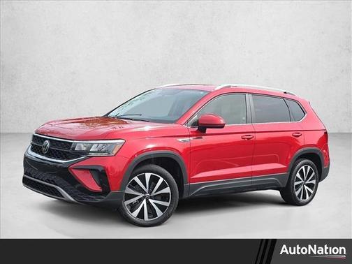 Red 2022 Volkswagen Taos 1.5T SE