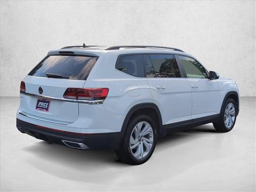 Pure White 2023 Volkswagen Atlas 3.6L SE w/Technology