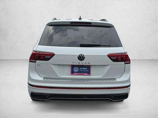Opal White Pearl 2024 Volkswagen Tiguan 2.0T SE R-Line Black