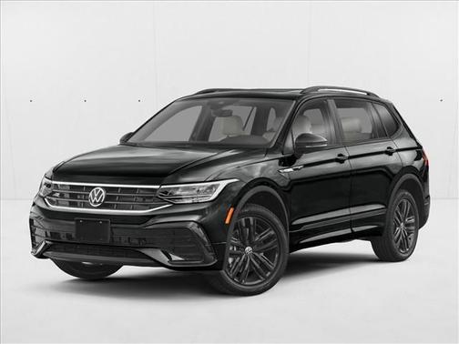 Opal White Pearl 2024 Volkswagen Tiguan 2.0T SE R-Line Black