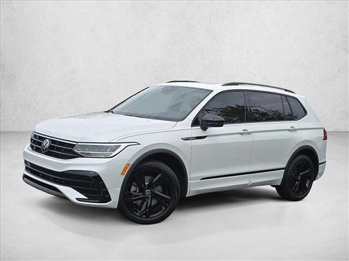 Opal White Pearl 2024 Volkswagen Tiguan 2.0T SE R-Line Black