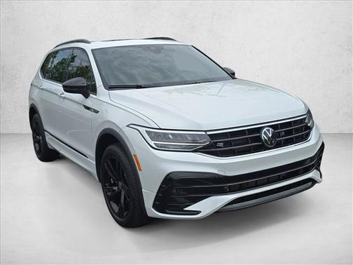 Opal White Pearl 2024 Volkswagen Tiguan 2.0T SE R-Line Black