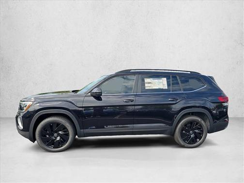 deep black pearl 2026 Volkswagen Atlas 2.0T SE w/Technology