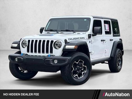Bright White Clearcoat 2022 Jeep Wrangler Unlimited 4xe Rubicon