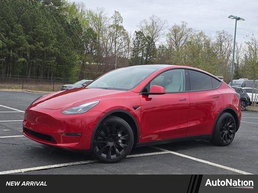 Red Multi-Coat 2023 Tesla Model Y Long Range Dual Motor All-Wheel Drive