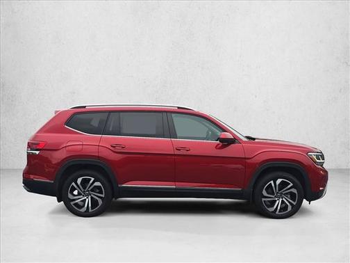 Aurora Red Metallic 2023 Volkswagen Atlas 3.6L SEL