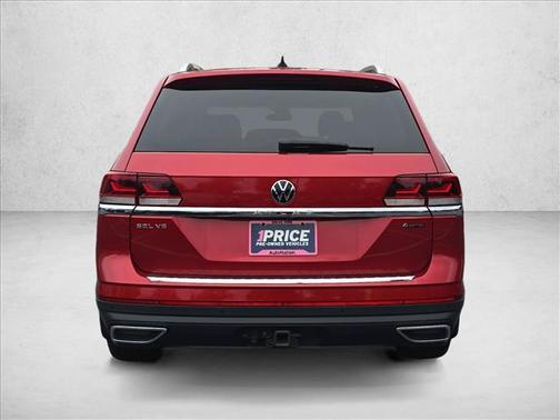 Aurora Red Metallic 2023 Volkswagen Atlas 3.6L SEL
