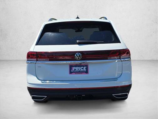 Pure White 2024 Volkswagen Atlas 2.0T SE w/Technology