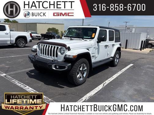 Bright White Clearcoat 2018 Jeep Wrangler Unlimited Sahara