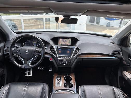 Platinum White Pearl 2020 Acura MDX Sport Hybrid Advance Package