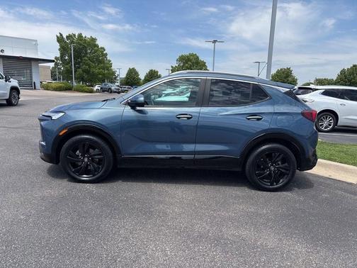 Ocean Blue Metallic 2024 Buick Encore GX Sport Touring