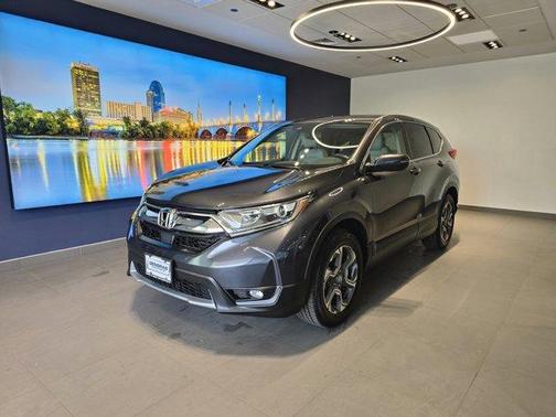 Gray 2018 Honda CR-V EX-L