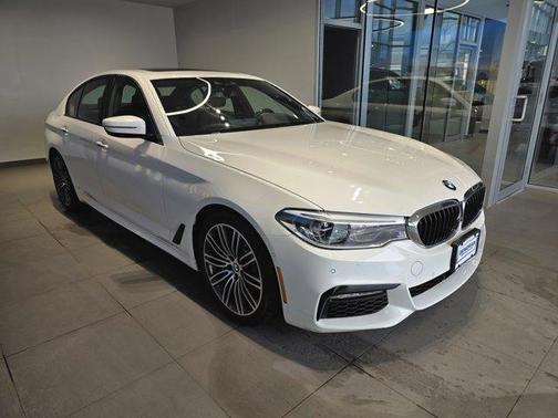 White 2018 BMW 540 i xDrive