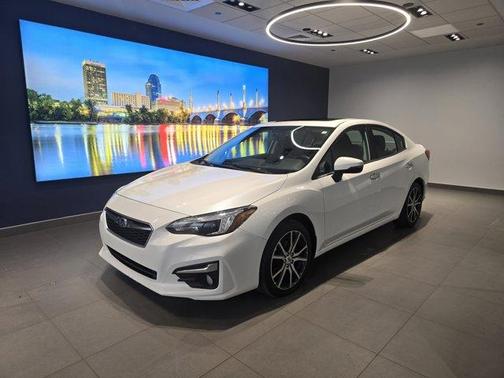 Crystal White Pearl 2017 Subaru Impreza Limited