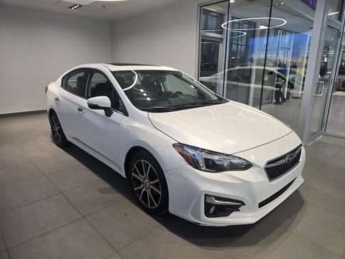 Crystal White Pearl 2017 Subaru Impreza Limited
