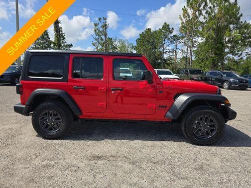 Firecracker Red Clearcoat 2024 Jeep Wrangler Sport