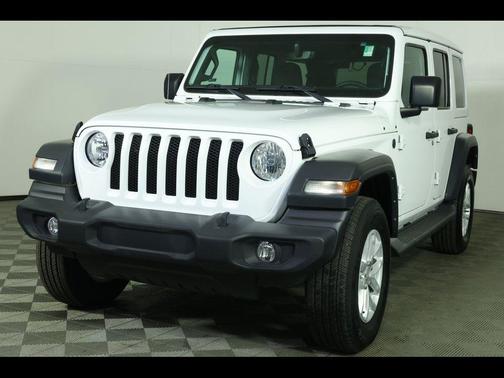 Bright White Clearcoat 2023 Jeep Wrangler Sport S