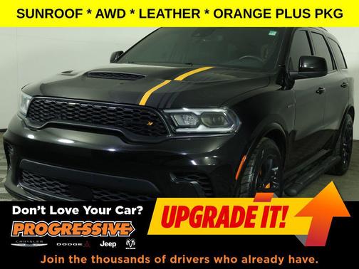 DB Black Clearcoat 2023 Dodge Durango Hemi Orange AWD