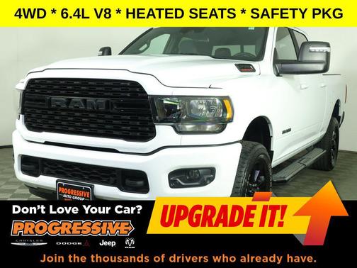 Bright White Clearcoat 2024 RAM 2500 Big Horn Crew Cab 4x4 6'4' Box