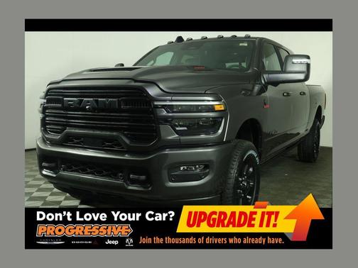 Granite Crystal Metallic Clearcoat 2026 RAM 3500 Laramie Mega Cab 4x4 6'4' Box