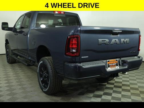 Forged Blue Metallic 2026 RAM 2500 Black Express Crew Cab 4x4 6'4' Box
