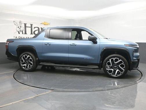 Zephyr Blue 2025 Chevrolet Silverado EV RST