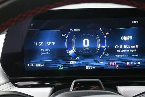 Zephyr Blue 2025 Chevrolet Silverado EV RST