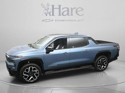 Zephyr Blue 2025 Chevrolet Silverado EV RST