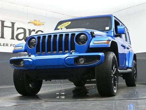 Hydro Blue Pearlcoat 2023 Jeep Wrangler Sahara