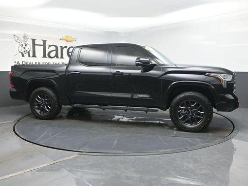 Midnight Black Metallic 2023 Toyota Tundra Platinum