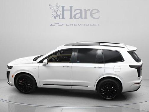 Crystal White Tri-Coat 2024 Cadillac XT6 Sport AWD