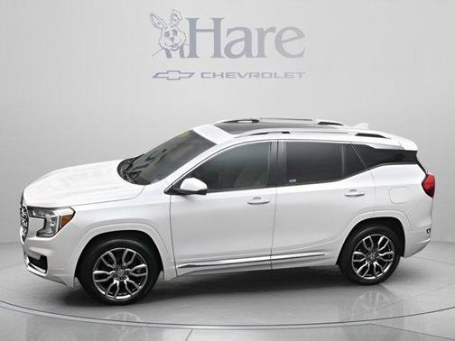 White Frost Tri-Coat 2023 GMC Terrain Denali