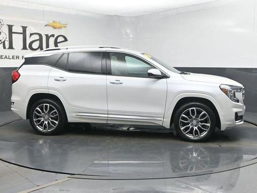 White Frost Tri-Coat 2023 GMC Terrain Denali