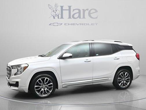 White Frost Tri-Coat 2023 GMC Terrain Denali