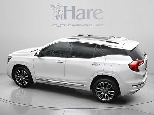 White Frost Tri-Coat 2023 GMC Terrain Denali