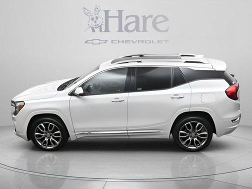 White Frost Tri-Coat 2023 GMC Terrain Denali